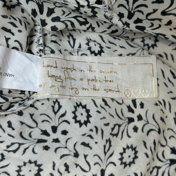 Jen's Pirate Booty Boho Jumpsuit Size Small Casual Paisley Red White - Picture 4 of 5